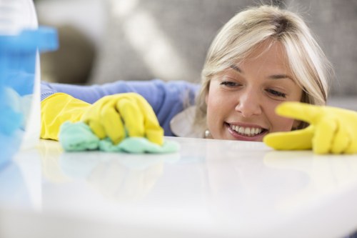End of tenancy cleaning in a Ruislip apartment with spotless floors